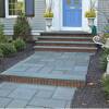 Bluestone walk
Blustone Steps
Brick risers
Blustone Landing